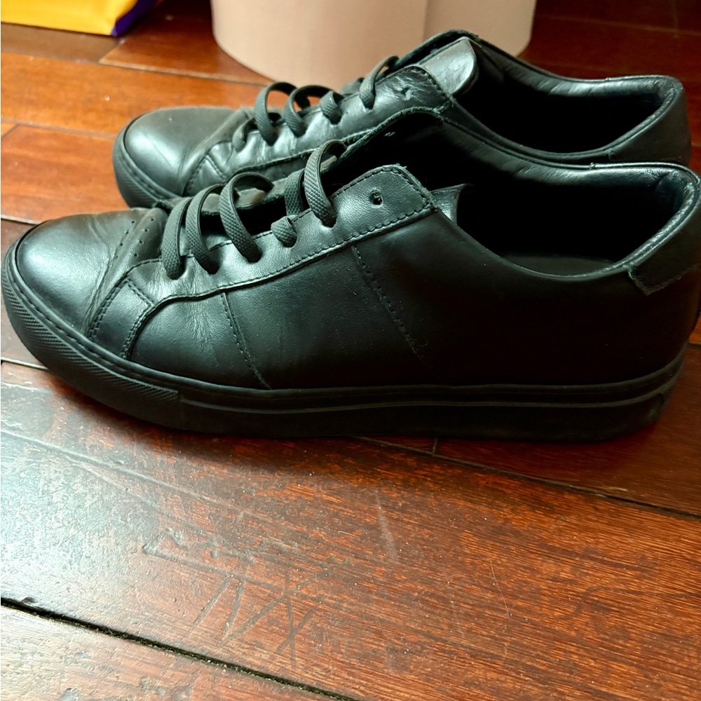 GREATS - Brooklyn Royale 2.0 black leather sneakers